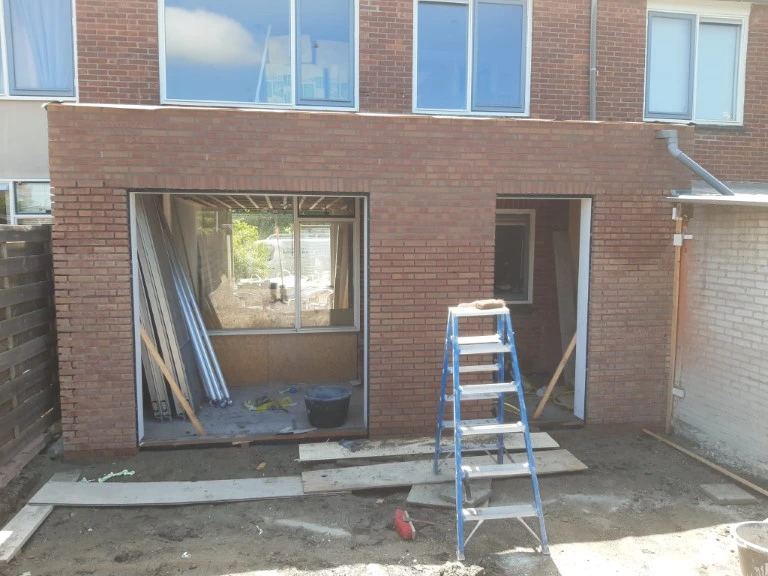 Verbouwing woning en aanbouw in Meliskerke - in progress